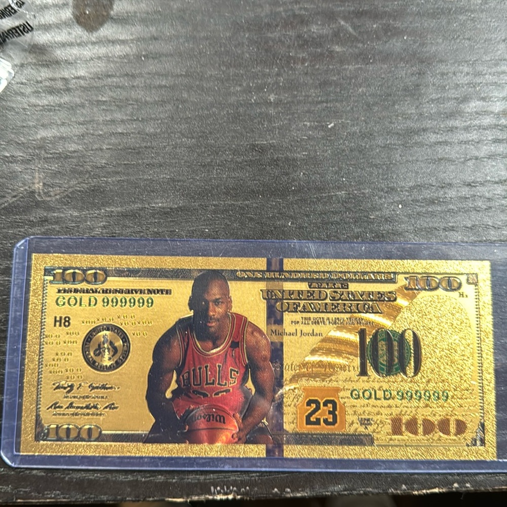 Michael Jordan 100.00 Doller Bill